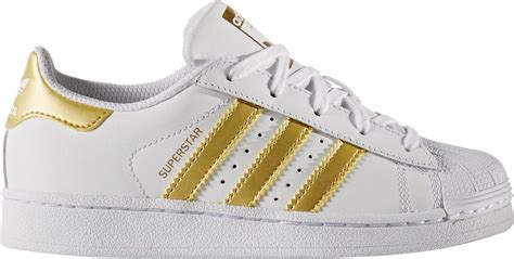 adidas superstar zwart wit goud|Adidas Superstar dames sneakers.